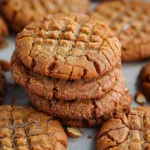AIR FRYER ALMOND BUTTER COOKIES (JUST 3 INGREDIENTS!)
