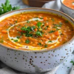 Carrot and Red Lentil Soup