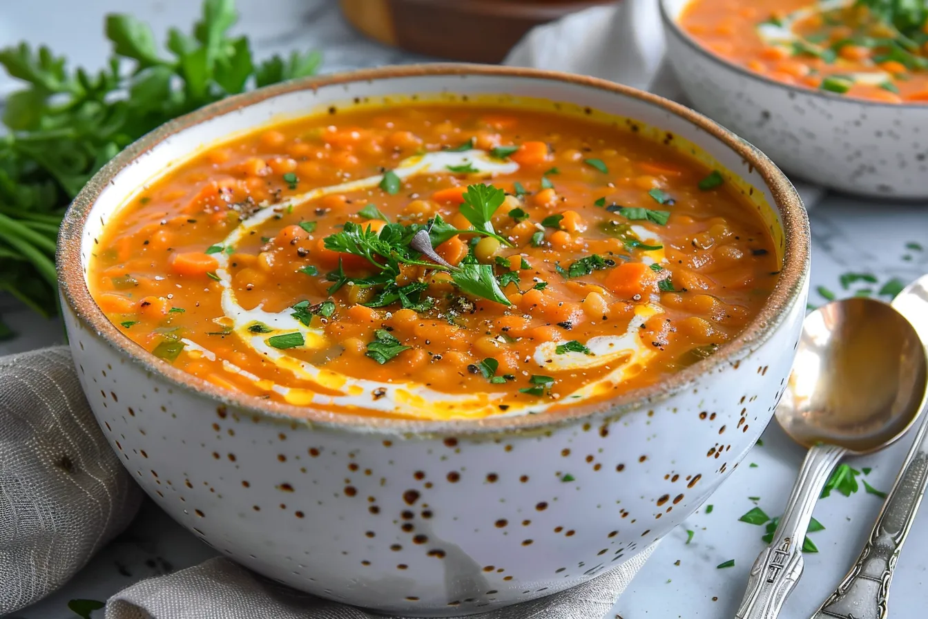 Carrot and Red Lentil Soup