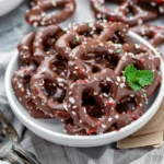 Chocolate Peppermint Pretzels