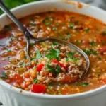 Cozy Stuffed Pepper Soup