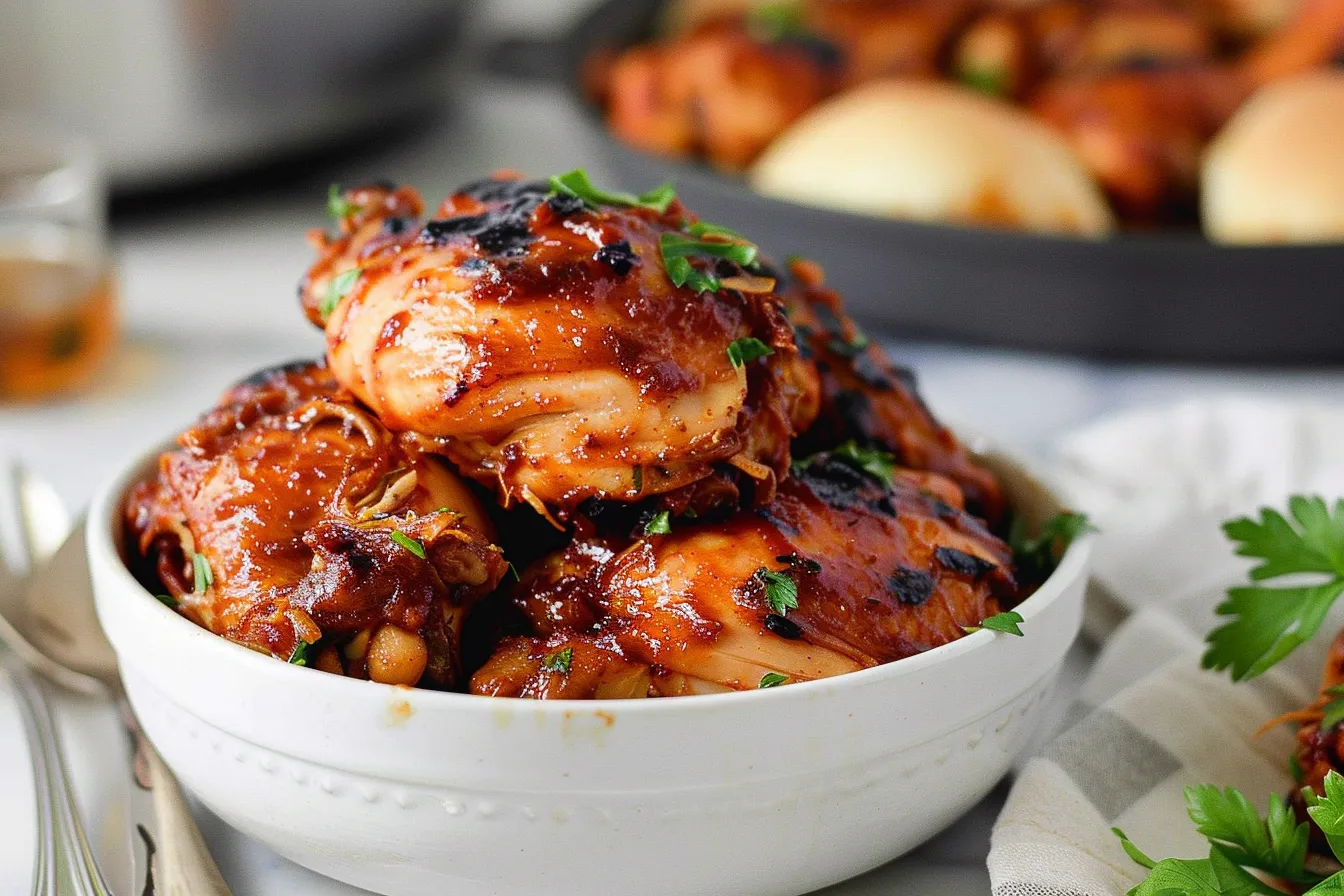 CROCKPOT BBQ CHICKEN