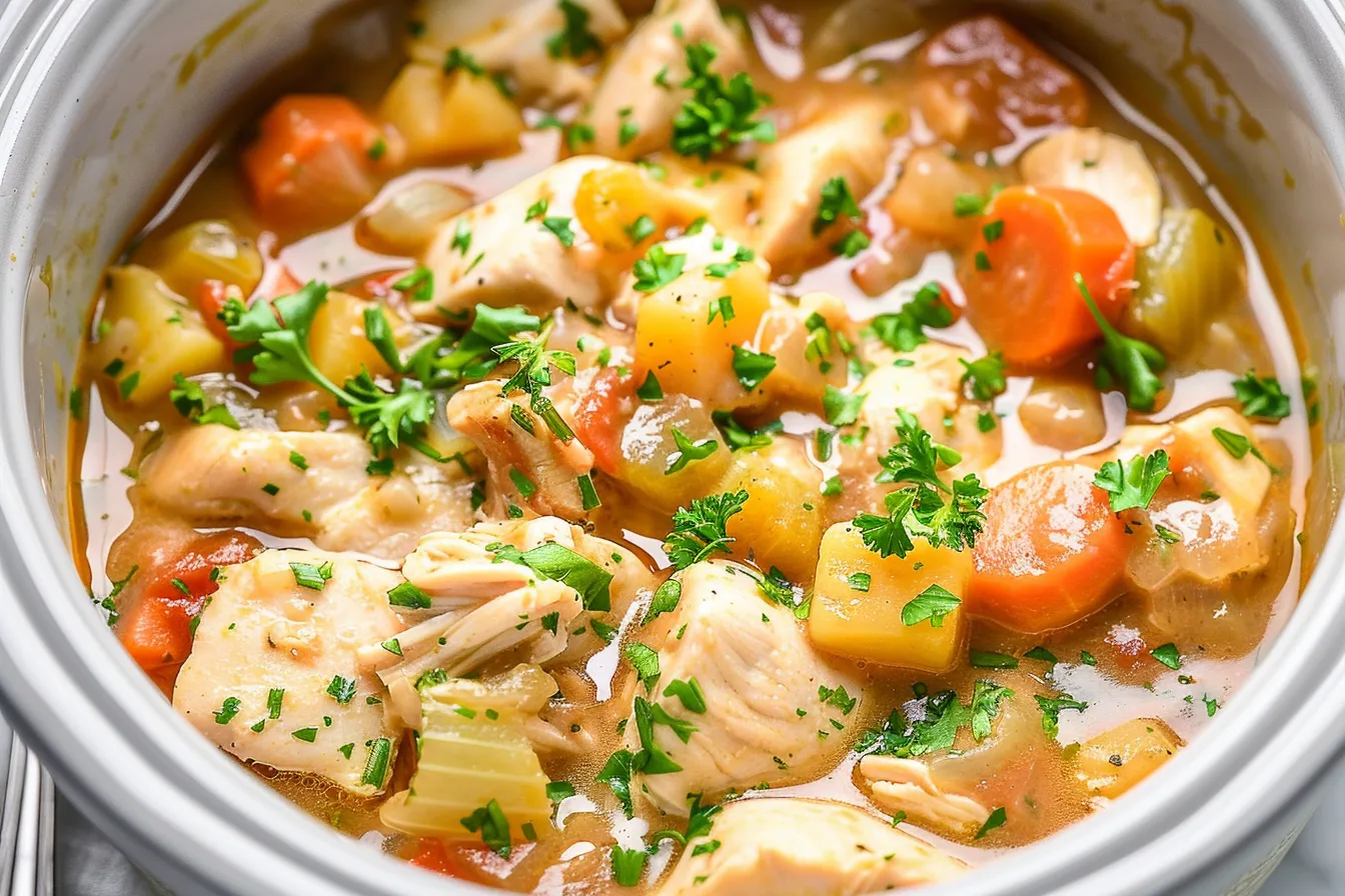 CROCKPOT CHICKEN STEW