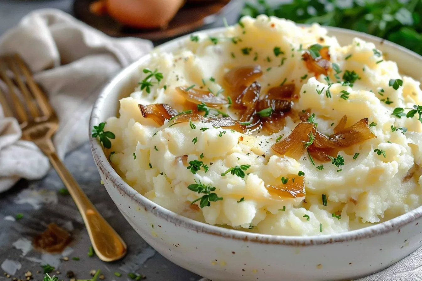 French Onion Mashed Potatoes