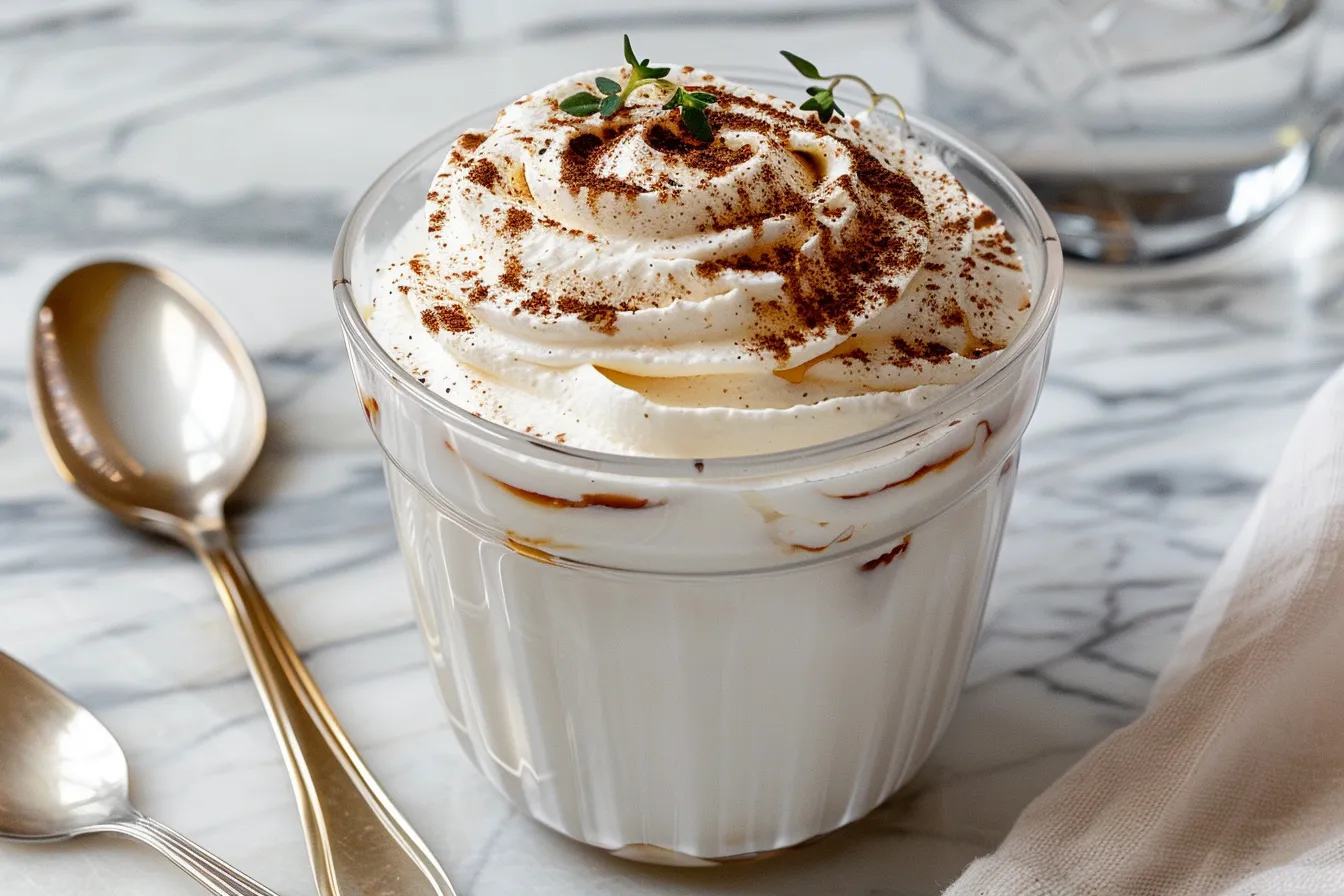 Keto Whipped Cream Iced Coffee
