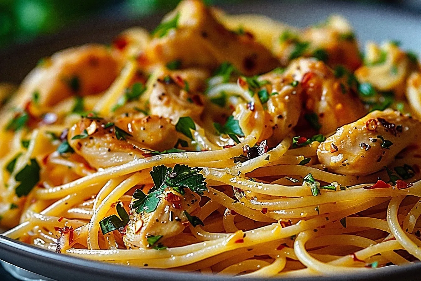 Monterey Chicken Spaghetti