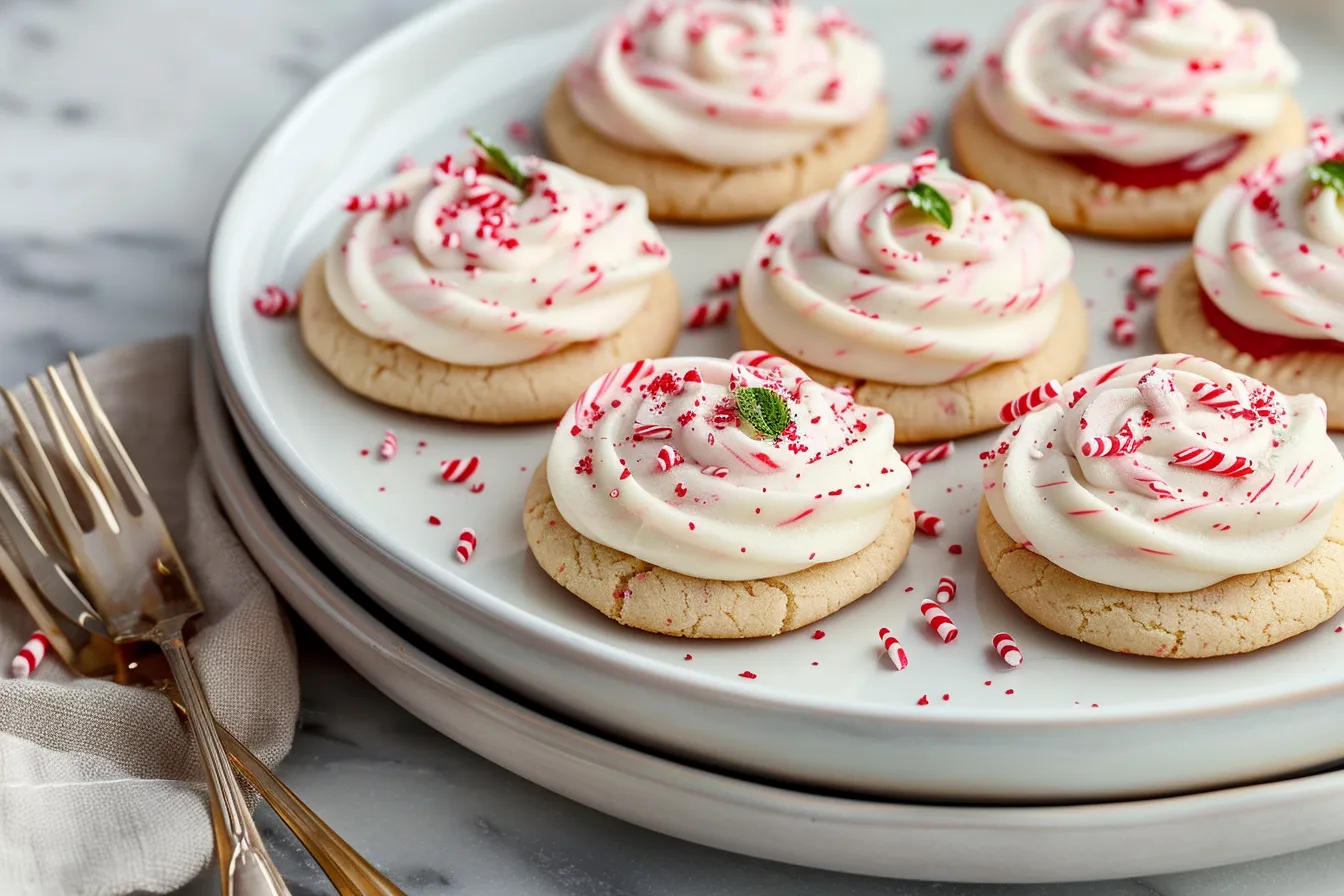 Peppermint Meltaway Cookies