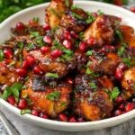 Sticky Pomegranate Chicken
