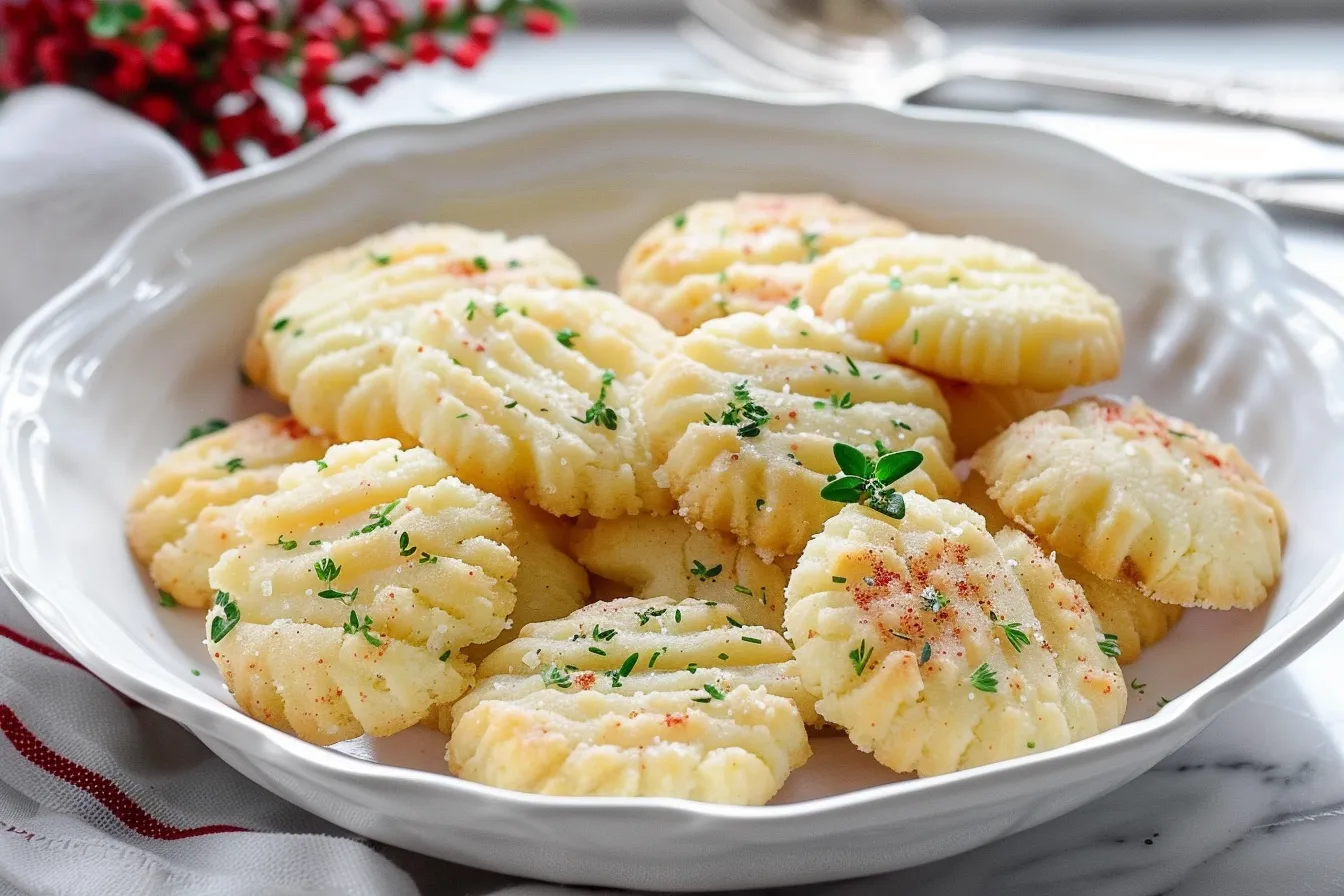 Whipped Shortbread Cookies