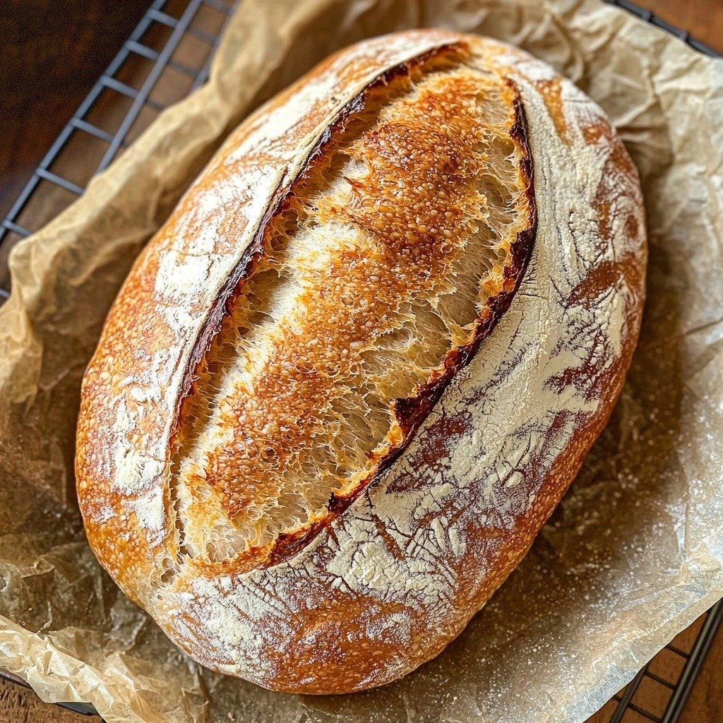 Easy Artisan Bread Recipe (Yeast, Dutch Oven, Whole Wheat) - featured image